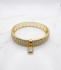 Brazalete candado brillante